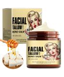 Whipped Beef Tallow & Honey Balm - Grass Fed Face Cream & Moisturizer for Skin Care - Buy Online on GoSupps.com
