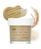 THANKYOU FARMER Rice Pure Facial Scrub - Vegan & Self-Heating Korean Exfoliator for Home Spa | Dermatologist Tested - 3.51 fl. oz (100ml - Buy Online on GoSupps.com