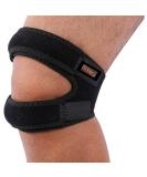 Buy Premium Patella Tendon Support Brace | Knee Pain Relief Breathable Neoprene Adjustable Strapping Arthritis & Injury Recovery - Buy Online on GoSupps.com