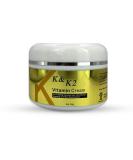 Vitamin K+K2 Cream - 1.76 OZ | Reduce Redness Discoloration & Restore Bruised Skin | Help with Spider Veins - Buy Online on GoSupps.com