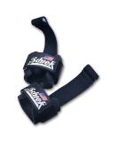 Schiek Sports Model 1000-DLS Deluxe Dowel Lifting Straps in Black - Secure Your Grip for Enhanced Performance - Buy Online on GoSupps.com