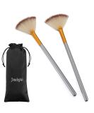 Fan Mask Brushes | Pack of 2 Acid Applicators for Glycolic Peel/Masques - Buy Online on GoSupps.com