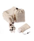 Buy 20 Pack Soap Saver Bags - Natural Cotton Linen Exfoliating Holder | Eco-Friendly Plastic-Free Shower Accessory - Buy Online on GoSupps.com