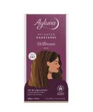 Ayluna Vegan Hair Color 65 Light Brown - Ammonia-Free 100% Gray Coverage Henna & Herbal Ingredients - Long-Lasting Gloss & Volume - 100g Pack - Buy Online on GoSupps.com