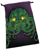 Deluxe Cthulhu Dice Bag - Large Drawstring Bag - Holds Over 100 Dice - Includes Custom Die - RPG Tabletop Adventure - Steve Jackson Games - Buy Online on GoSupps.com