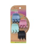 Goody Sustainable Heritage Claw Clips - Medium, Extra Strong - Bright Colors (Blue, White, Mint, Black) - 4 Count - Buy Online on GoSupps.com