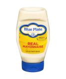 Blue Plate Real Mayonnaise 12oz Squeeze Bottle - 6 Pack | Rich and Creamy Real Mayonnaise - Buy Online on GoSupps.com