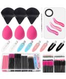 Disposable Makeup Applicators Kit with Mixing Palette and Storage Box - Makeup Artist Tools with Mascara Wands, Lip Brushes, and More - Buy Online on GoSupps.com