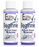 Beginner Slow Setting Acrylic Liquid Monomer salon Sculpting Nails need powder to work (2x 100ml) - Buy Online on GoSupps.com