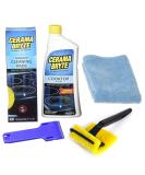 Cerama Bryte Complete Cooktop Cleaning Kit - 10 Cleaner Pads POW-R Grip Tool Scraper & Microfiber Cloth - 28 Fl Oz for Streak-Free Shine | International Shipping Available - Buy Online on GoSupps.com
