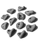 ALPIDEX 12L Grey Stone Climbing Holds - Durable Climbing Stones for Indoor & Outdoor Use | International Shipping Available - Buy Online on GoSupps.com