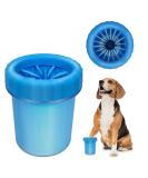 Portable Dog Paw Cleaner - 360 Silicone Washer Cup for Small & Medium Pets (Blue) - Buy Online on GoSupps.com