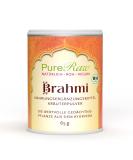 Organic Brahmi Powder (Bacopa Monnieri) - Ayurvedic Nutrition & Spices | 65g Vegan Raw Food | Pureeraw - Buy Online on GoSupps.com