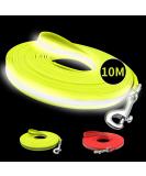 Laroo 10m Reflective PVC Dog Leash - Waterproof Drag Line for Small & Large Dogs | Night Walking Training Lead - Green - Buy Online on GoSupps.com