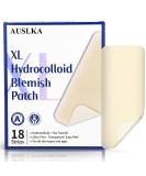 AUSLKA Acne Pimple Patch XL- 18 Strips - Large Acne Patch- Pimple Patch Hydrocolloid Pimple Patch 18 Pieces (Pack of 9) - Buy Online on GoSupps.com