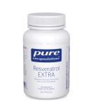 Pure Encapsulations - Resveratrol Extra 100mg - Resveratrol with Grape Seed Extract and Red Wine Polyphenols - 60 Capsules - Buy Online on GoSupps.com