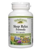 Natural Factors Sleep Relax - Valerian & Hops 90 Capsules for Restful Sleep - Buy Online on GoSupps.com