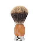 Buy Salon Razor Brush for Men - Composite Wood Bearing for Safety Razors & Beard Care | Perfect Shaving Cream Brush for Home Hairdressers - Buy Online on GoSupps.com