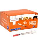 Brandzig U-40 Pet Insulin Syringes 29G 1cc 1/2 100-Pack - Buy Online - Buy Online on GoSupps.com