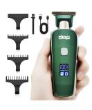 DSP Mini Hair Trimmer for Men - Electric Balding Clippers Zero Gapped Mustache Trimmer with Limit Combs & USB Type-C (Green - Buy Online on GoSupps.com