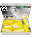 PQ Small Ear Plugs for Sleep - 10 Foam Earplugs for Small Ear Canals, 32 dB Noise Cancelling, Premium Soft Earplugs for Men and Women - Block Snoring and Sound for a Peaceful Sleep - Buy Online on GoSupps.com