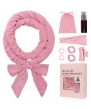 Heatless Hair Curler Band for Long Hair | Overnight Curling with Non-Slip Tie | Pink Locken Winder for Beautiful Curls - Buy Online on GoSupps.com