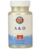 KAL Vitamin A and D 10,000/400 IU Softgel 100 Count - Supports Immune Health and Bone Strength - Buy Online on GoSupps.com