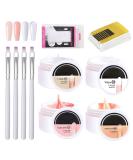 Buy Gzsyy Advanced Builder Gel - White Rosa Nude | UV Fiberglass Nail Gel for Professional Geln gel | Long-lasting & Easy Application - Buy Online on GoSupps.com