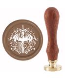 CRASPIRE Dragon Wax Seal Stamp Sword Vintage Baroque Shield 30mm - Brass Head with Wood Handle for Wedding Invitations and Holiday Cards - Buy Online on GoSupps.com