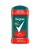 Degree Men Sport Antiperspirant Deodorant Twin Pack, 2.7 oz - 48-Hour Sweat & Odor Protection - Buy Online on GoSupps.com