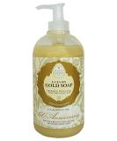 Nesti Dante Luxury Gold Soap - 60th Anniversary Liquid Hand & Face Soap (16.9 oz) - Premium International Shipping - Buy Online on GoSupps.com