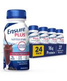 Ensure Plus Nutrition Shake 24 Count With 16 Grams of Protein Meal Replacement Shakes 8 Fl Oz (Pack of 4) Rich Dark Chocolate 192 Fl Oz - Buy Online on GoSupps.com