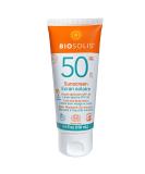 Biosolis Kids Sun Milk SPF 50 - Gentle on the Skin - Effective Protection against Harmful Rays - Mineral-Based Filters Sunscreen Cream - Water Resistant - No Perfume - Non-Sticky - Vegan - 3.4 oz - Buy Online on GoSupps.com