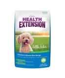 Health Extension Little Bites Dry Dog Food, Natural Food with Added Vitamins & Minerals, Suitable for Teacup, Toy & Miniature Dogs, Chicken & Brown Rice Recipe 4 Pound (Pack of 1) All Life Stages - Buy Online on GoSupps.com