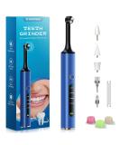 Rechargeable Tooth Polisher Kit - Teeth Whitening & Tartar Removal Tools for Home Use | Includes 3 Polish Pastes & 5 Brush Heads - Buy Online on GoSupps.com