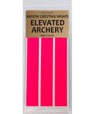 Elevated Archery Neon Pink Arrow Cresting Wraps for Carbon Shafts - Pack of 12 - Buy Online on GoSupps.com