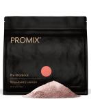 Promix Pre-Workout Powder, Strawberry Lemon - Maximize Focus & Performance - Helps Muscle Gain, Endurance & Enhanced Energy - Vitamin B12, Caffeine, Beta-Alanine & L-Tyrsosine - Gluten & Dairy-Free - Buy Online on GoSupps.com