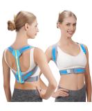 Posture Corrector for Men & Women | Adjustable Back Support for Pain Relief | Breathable Full Back Corrector (Small - Buy Online on GoSupps.com