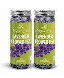 BLUE TEA - Lavender Tea - 60gm (Pack of 2) | Pure Lavender Flower Buds From Kashmir | Vegan Free - Non-GMO - Caffeine Free Eco-Sustainable Packaging| - Buy Online on GoSupps.com