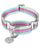 Adjustable Heavy Duty Martingale Dog Collars | Soft & Glatt - Candy Purple for Large & Small Dogs - Buy Online on GoSupps.com