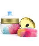 Lionvison Baby Powder Can - Travel Container for Body Powder | Soft Quaste Box for Talc & Loose Powder - Colorful & Convenient for Home & Travel - Buy Online on GoSupps.com