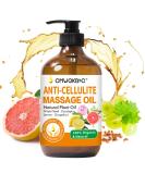 Anti Cellulite Massage Oil - Skin Tightening & Firming Treatment for Thighs & Butt | Moisturizing Body Oil for Cellulite Removal - Buy Online on GoSupps.com