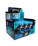 Warrior RAGE ENERGY SHOT Pre Workout Shot Energy Drink 12 x 60ml Ready to Drink Supplement 200mg Caffeine Natural Flavourings No Added Sugar Includes Vitamin B6 & B12 (Blue Raspberry) - Buy Online on GoSupps.com