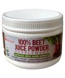 Red Ace Organic Beet Juice Powder - Nitric Oxide Booster, No Sugar, Non-GMO, 5.3 oz - Buy Online on GoSupps.com