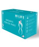 Hi Life Organic Pads - Super-Absorbent & Rash-Free | Overnight & Heavy Flow | Biodegradable Disposal Bag | Pack of 30 - Buy Online on GoSupps.com