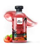 Wit & Whimsy Bubble Bounce Strawberry Shower Gel - Ayurvedic Formula with Lactic Acid & Vitamin E for All Skin Types - 300ML - Buy Online on GoSupps.com
