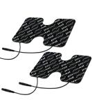 prorelax Electrode pads "Blackline" Spare pads for TENS + EMS devices Electro Muscle Stimulation Spare electrodes EMS workout Black Butterfly - Buy Online on GoSupps.com