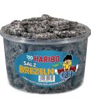 Haribo Salty Licorice Pretzels / Salzbrezel 1050g Tub - Buy Online on GoSupps.com