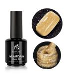 Beetles UV Nail Polish Set - 15ml Yellow Glitter & Champagne Gold Gel Polish for Stunning Nail Designs at Home - Buy Online on GoSupps.com