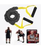 Ron Williams Resistance Bands with Handles | Portable Full Body Workout - 54 Long 15 lbs for Men & Women | Exercise Training Tool - Buy Online on GoSupps.com